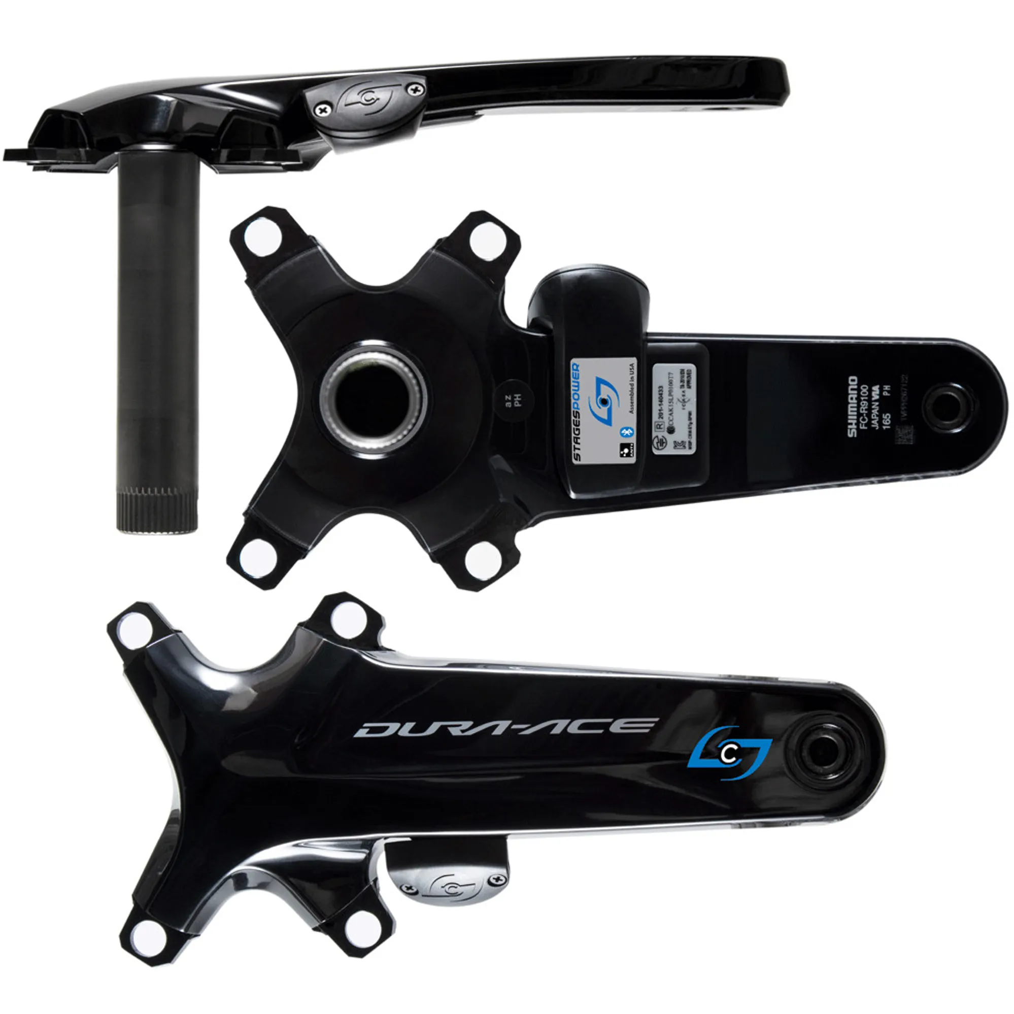 Stages Cycling Power R DURA ACE R9100 Right Hand Power Meter Crank Arm