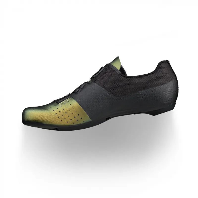Fizik R4 Tempo Overcurve Road Cycling Shoes : Iridescent Green / Black-2