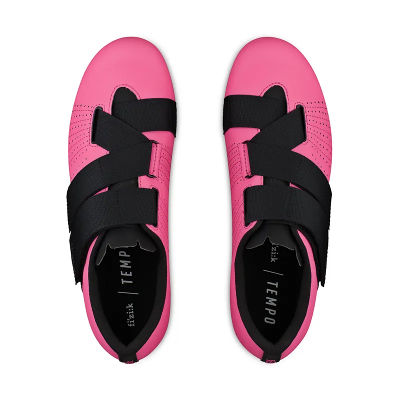 Fizik R5 Tempo Powerstrap Road Cycling Shoes : Pink / Black-1