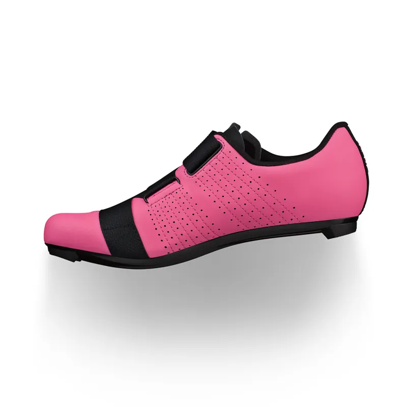 Fizik R5 Tempo Powerstrap Road Cycling Shoes : Pink / Black-2