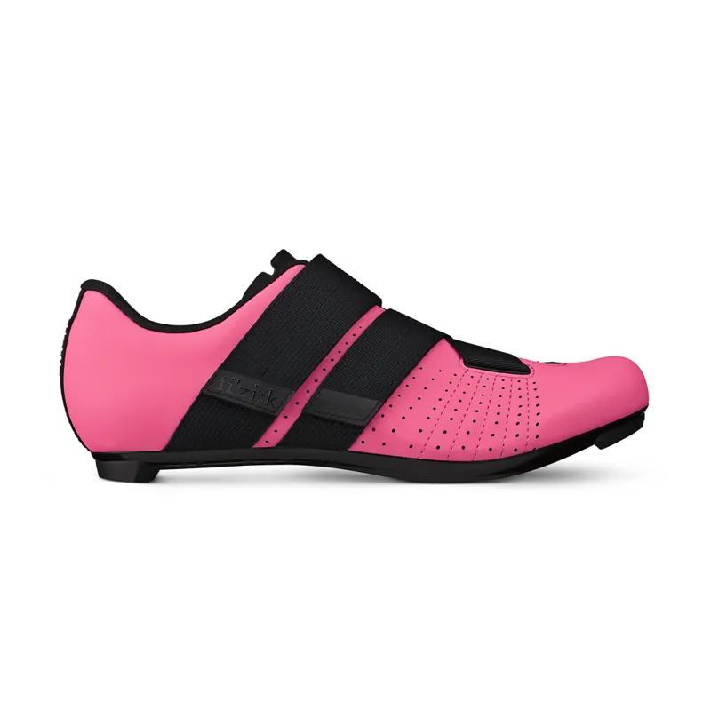 Fizik R5 Tempo Powerstrap Road Cycling Shoes : Pink / Black-5