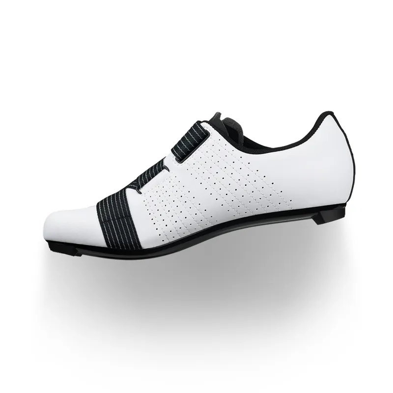 Fizik R5 Tempo Powerstrap Road Cycling Shoes : White / Black-2