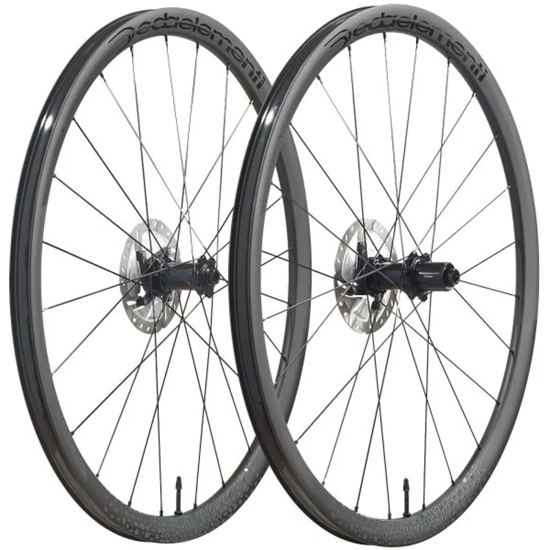 Deda Elementi Trenta2 Gravel Disc Carbon Wheels : Polish On Black-1