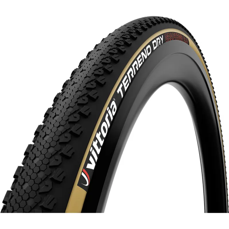 Vittoria Terreno Dry Foldable UST Tubeless Gravel Tyre : TAN