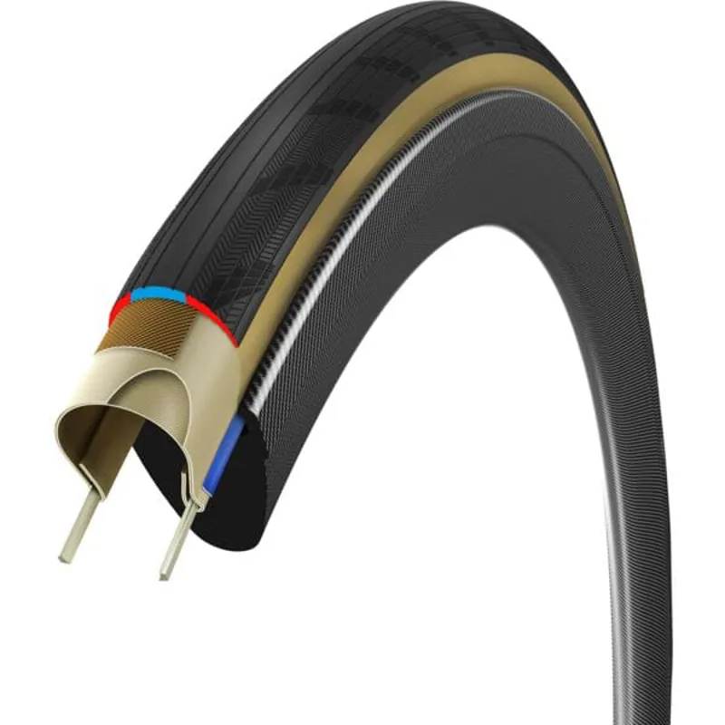 Vittoria Corsa PRO CONTROL Hookless / Tubeless TLR Tyres : BLACK/PARA-2
