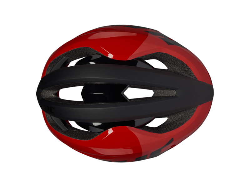 HJC VALECO Road Cycling Helmet : Gloss Red / Matt Black-4