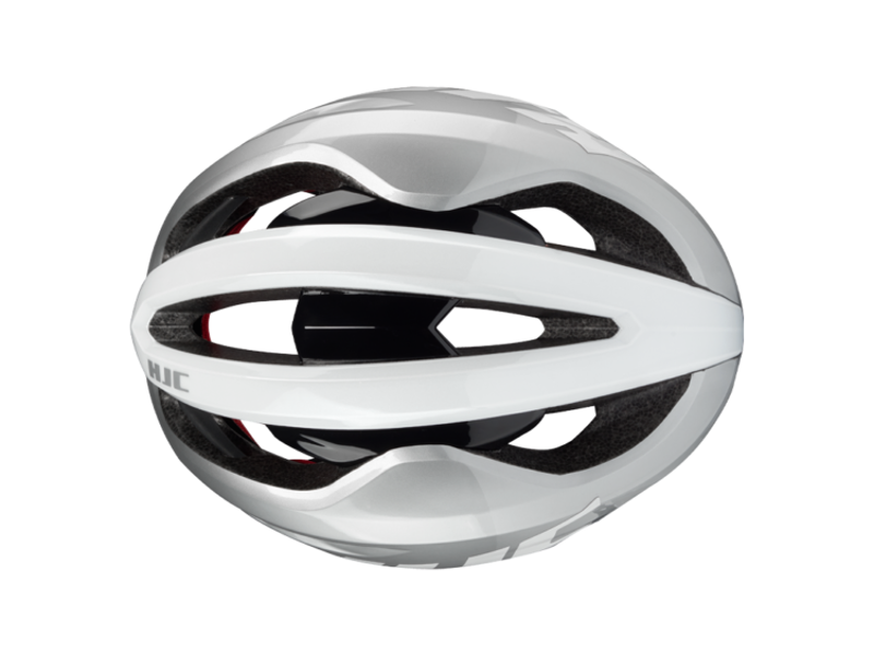 HJC VALECO Road Cycling Helmet : Gloss Silver / White-4