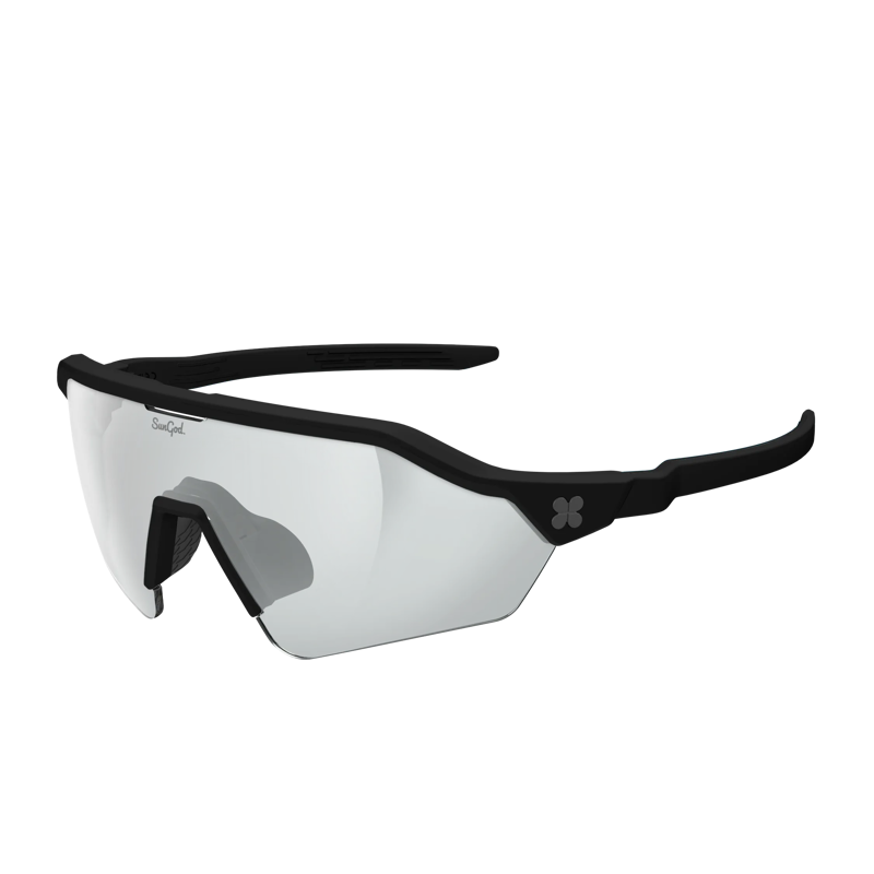 SunGod VELANS 2 Sunglasses: Matte Black Frame with 8KO IRIS Smoke Lens-1