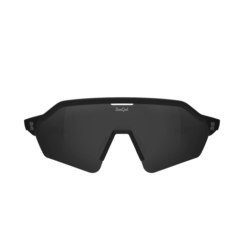 SunGod VELANS 2 Sunglasses : Matte Black frame with 8KO Smoke lens.-2