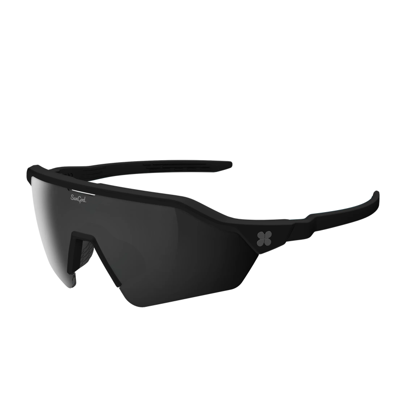 SunGod VELANS 2 Sunglasses : Matte Black frame with 8KO Smoke lens.-1