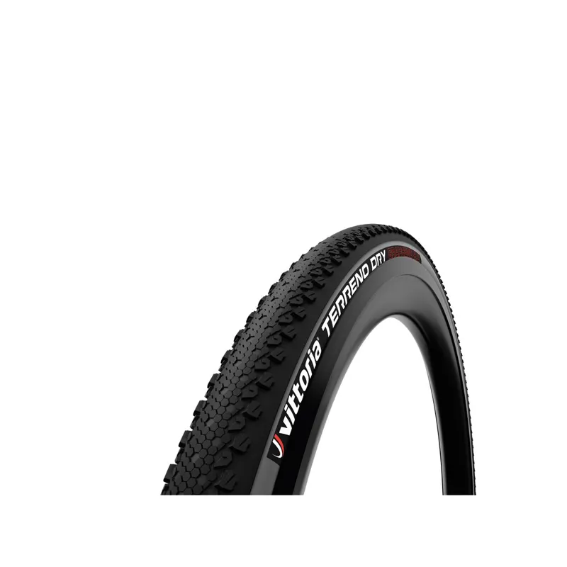 Vittoria Terreno Dry TNT Foldable UST Tubeless Gravel Tyre in BLACK