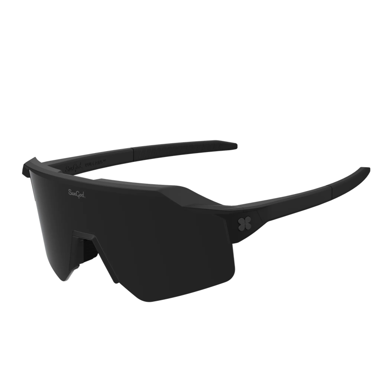 SunGod Vulcans FF Sunglasses : Matte Black with 8KO Smoke Lens-4