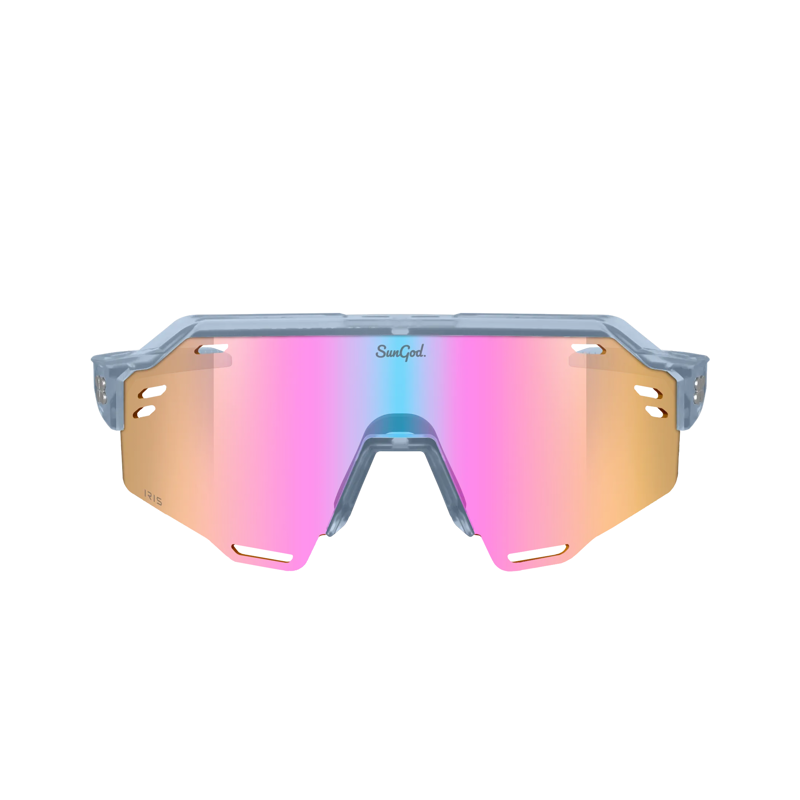 SunGod VULCANS VENT : Glacier Blue frame with 8KO Iris HV Blue lens-2