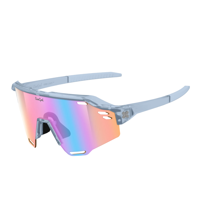 SunGod VULCANS VENT : Glacier Blue frame with 8KO Iris HV Blue lens-1