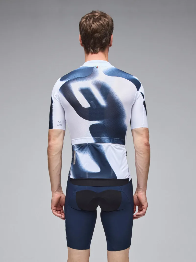 Q36.5 Gregarius PRO Jersey : BIG LOGO : WHITE-3