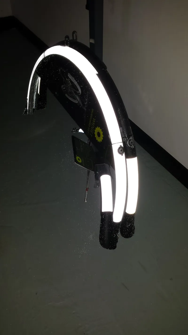Widget Race Blade Clip-on Mudguards : Part Reflective-5