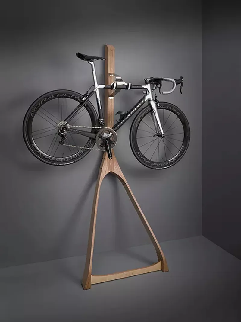 Cactus Tongue Wishbone Bike Stand in Birch-2