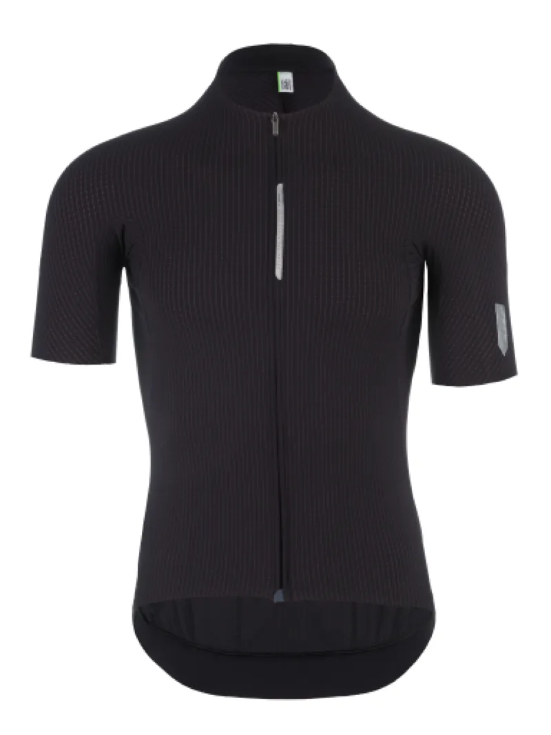 Q36.5 Womens Pinstripe PRO Short Sleeve Jersey : BLACK