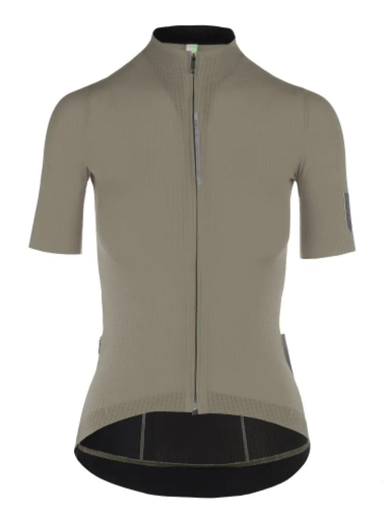 Q36.5 Womens Pinstripe PRO Short Sleeve Cycling Jersey : OLIVE
