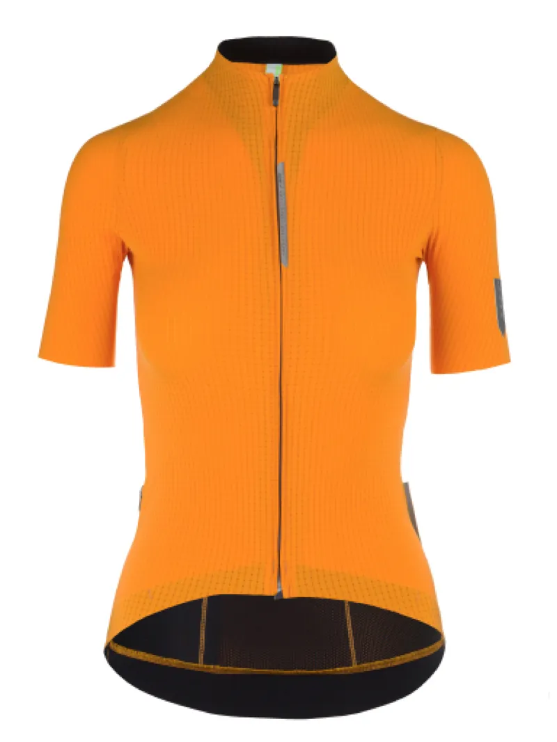 Q36.5 Womens Pinstripe PRO Short Sleeve Cycling Jersey : ORANGE