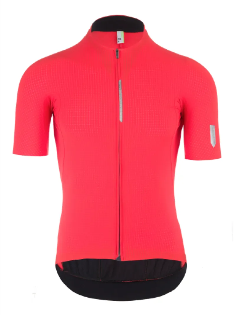 Q36.5 Womens Pinstripe PRO Short Sleeve Cycling Jersey : RUBINO