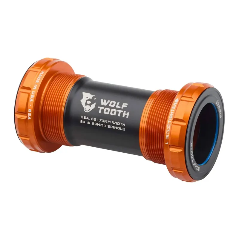 Wolf Tooth BSA Bottom Brackets : Orange-1