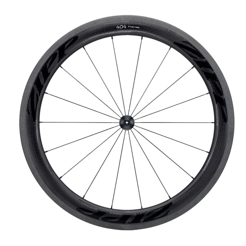 Zipp 404 Firecrest Carbon Clincher Rim Brake FRONT Wheel : BLACK