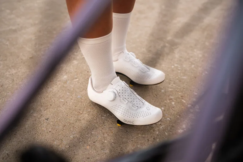 Quoc MOTION Road Cycling Shoes : WHITE-6