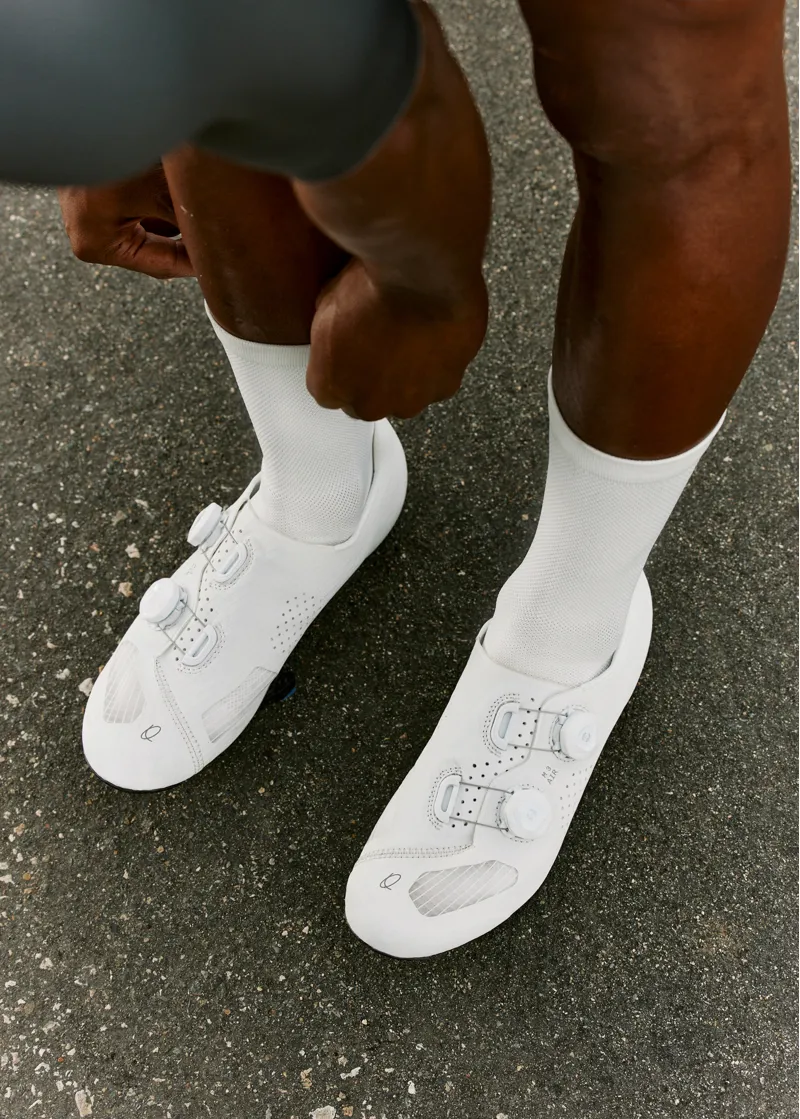 QUOC M3 AIR Road Cycling Shoes : White-5