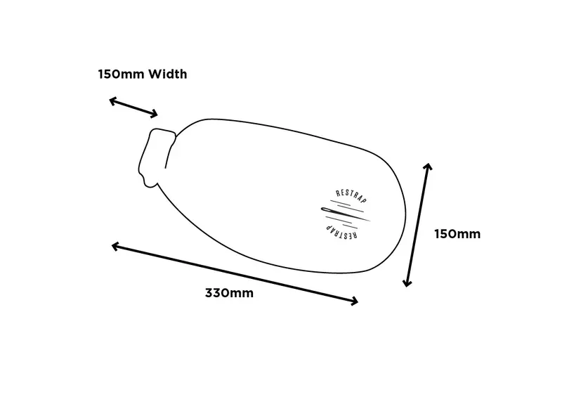 Restrap Race Dry Bag : 7 Litre : Black-2