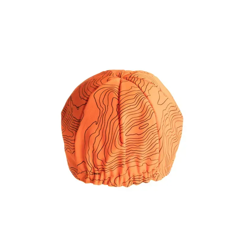 Restrap Yorkshire Contours Cycling Cap in Orange-4