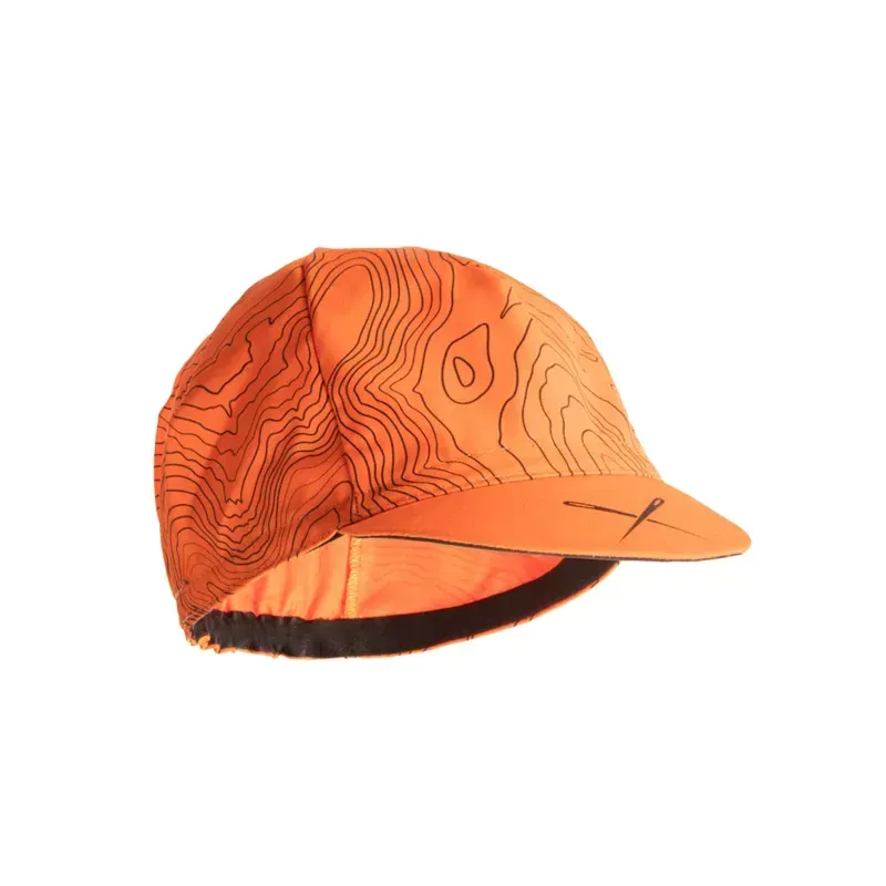 Restrap Yorkshire Contours Cycling Cap in Orange-1