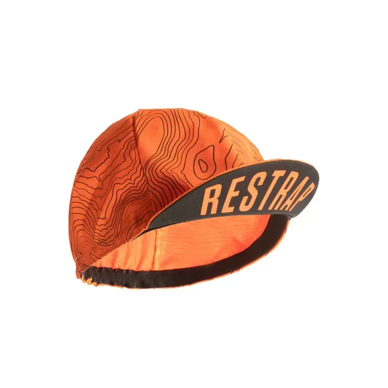 Restrap Yorkshire Contours Cycling Cap in Orange