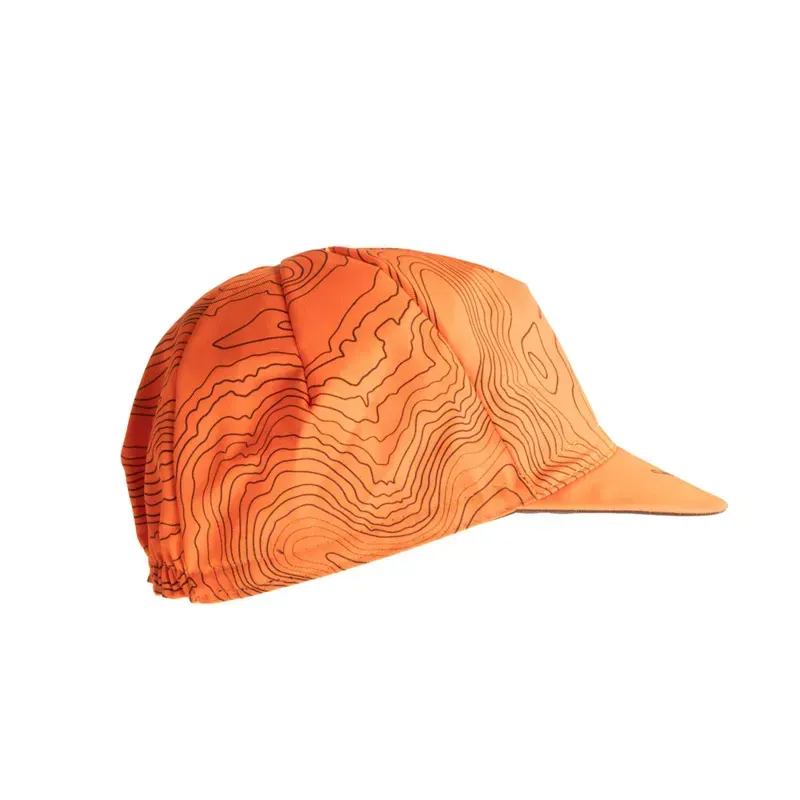 Restrap Yorkshire Contours Cycling Cap in Orange-2