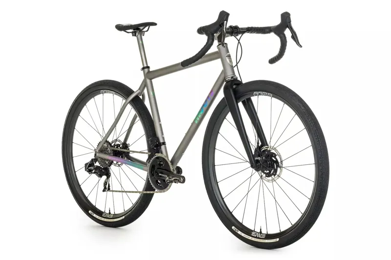 Moots ROUTT 45 : Titanium Frame And Kit : Di2 : Brushed Ti-2