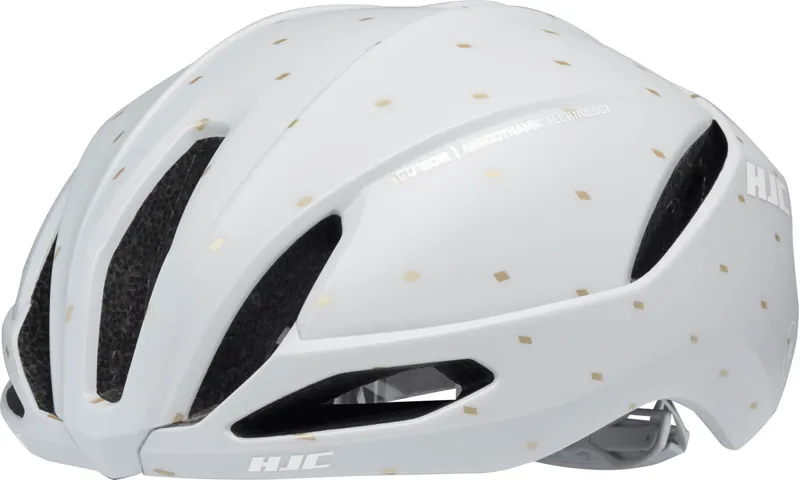 HJC - Furion 2.0 Aero Road Cycling Helmet : Matt Off-White / Gold