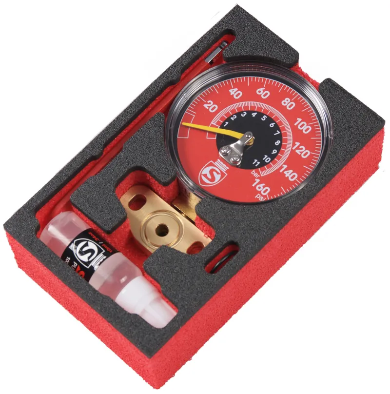 Silca Super Pista Replacement Gauge Kit : Red : HIGH Pressure-1