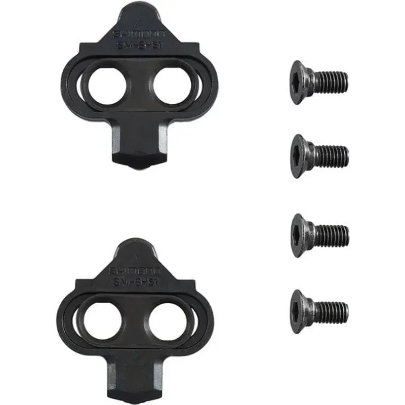 Shimano Spare : SH51 Cleat Single Release Pair in Black