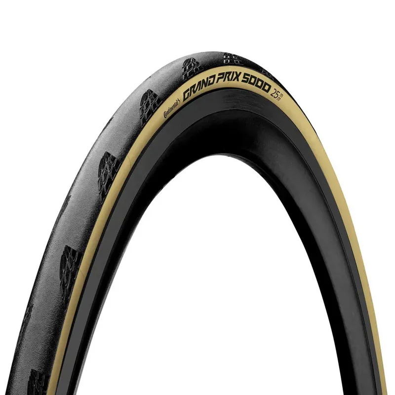 Continental Grand Prix 5000 / GP5000 CLINCHER Tyres : Black/Cream