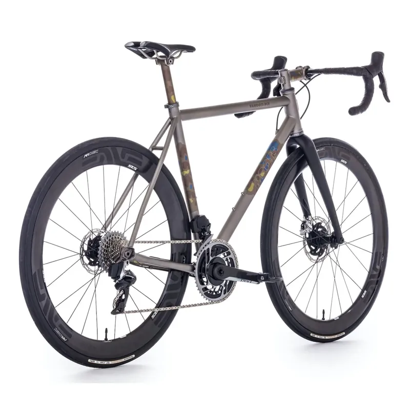 Moots Vamoots RCS Titanium Disc Frame and Kit : Di2 : Brushed Ti-1
