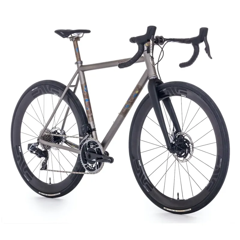 Moots Vamoots RCS Titanium Disc Frame and Kit : Di2 : Brushed Ti-2