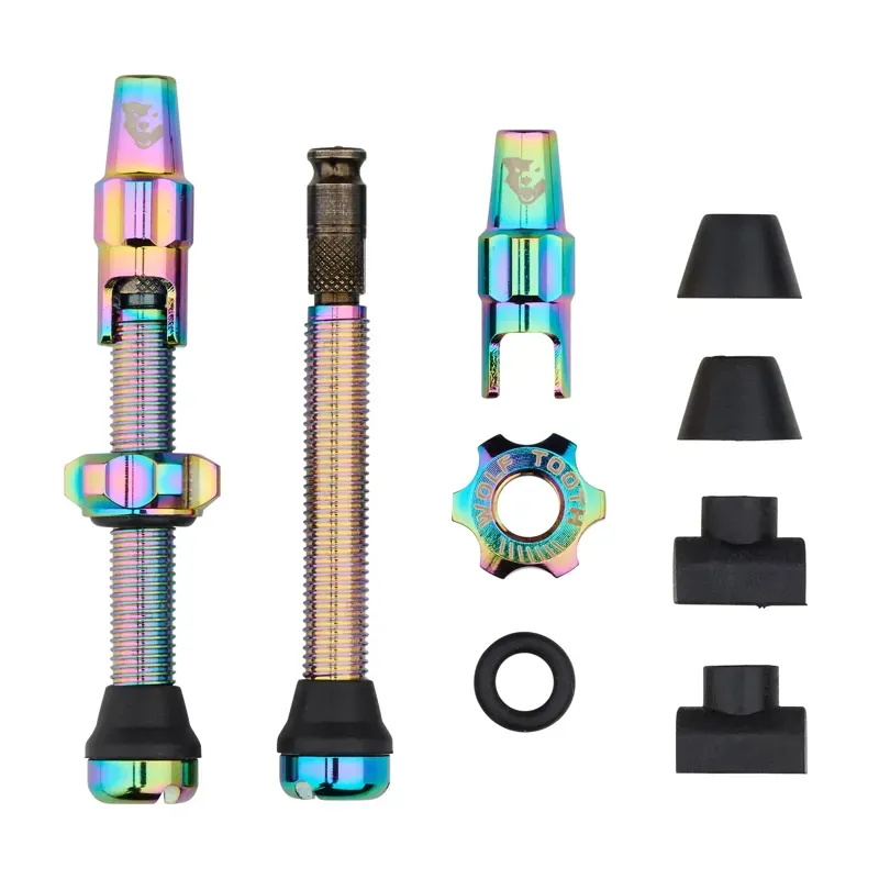 Wolf Tooth Tubeless Valve Stem Kit For Clik Valve : Oil Slick