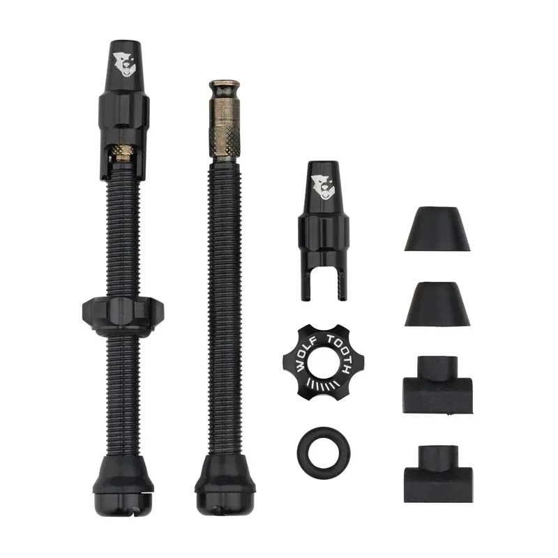 Wolf Tooth Tubeless Valve Stem Kit For Clik Valve : Black-1