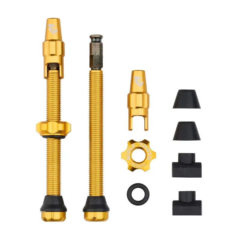 Wolf Tooth Tubeless Valve Stem Kit For Clik Valve : Gold-1