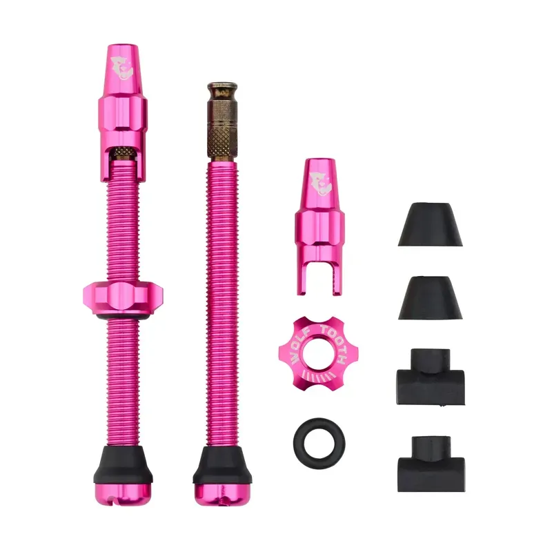 Wolf Tooth Tubeless Valve Stem Kit For Clik Valve : Pink-1