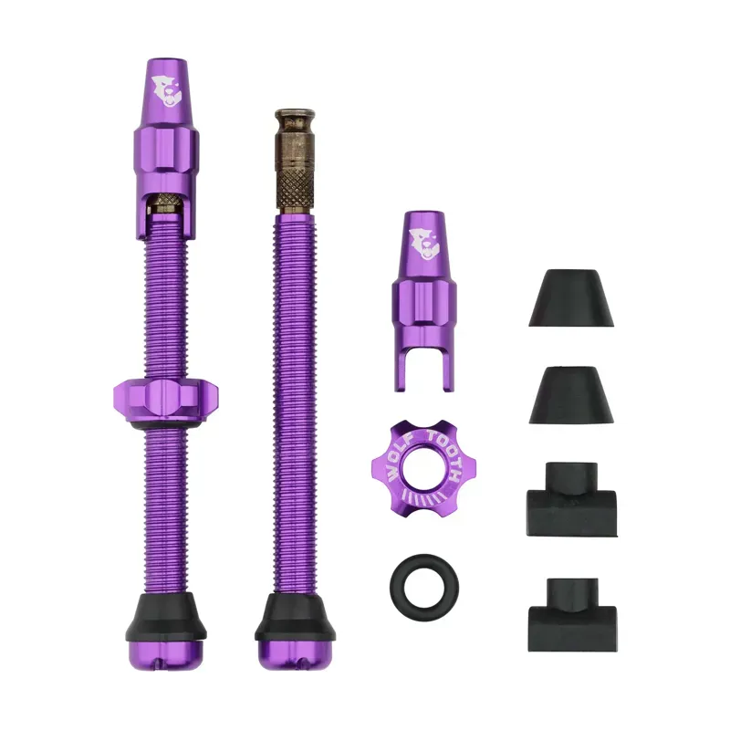 Wolf Tooth Tubeless Valve Stem Kit For Clik Valve : Purple-1