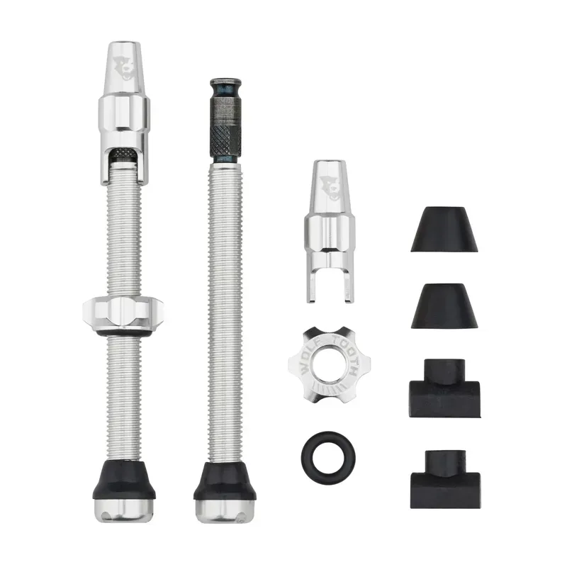 Wolf Tooth Tubeless Valve Stem Kit For Clik Valve : Silver-1