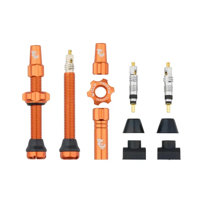Wolf Tooth Tubeless Valve Stems / Orange