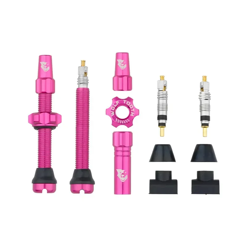Wolf Tooth Tubeless Valve Stems / Pink