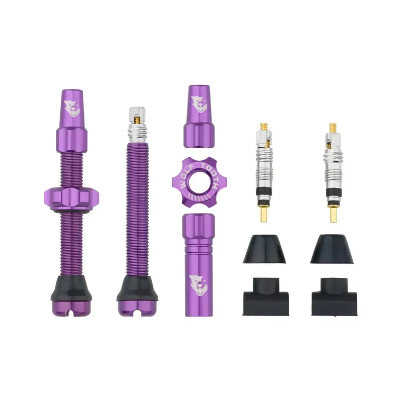 Wolf Tooth Tubeless Valve Stems / Purple